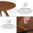 Dory 44" Solid Wood 4 Seater Round Dining Table-2046438460