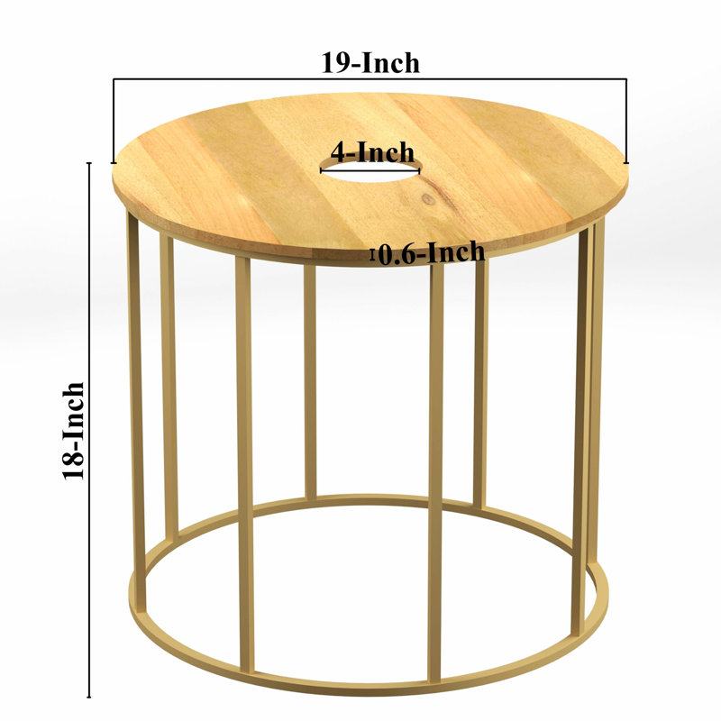 Table d'appoint latérale, table d'appoint ronde pour la maison