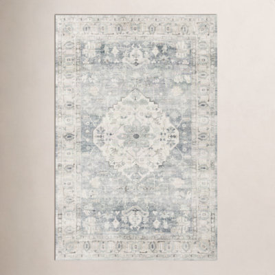 Sera Denim Fog Oriental Rug
