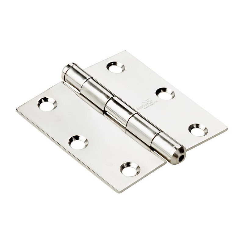 6.7" x 3.7" Butt Bearing Single Door Hinge