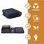 Silipint: silicone Go Go Bols: paquet de 2 Taille du sandwich: fumée - incassable, micro-ondes, flexible, couvercle attaché, voyage