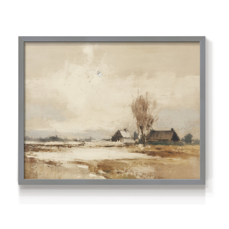 Paysages rétro-CCXLII-impression encadrée - réaménageable, H 8 po x l 10 po
