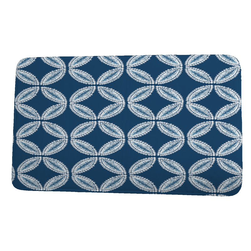 Tapis de bain Herbert, l 24 po x L 17 po, Bleu