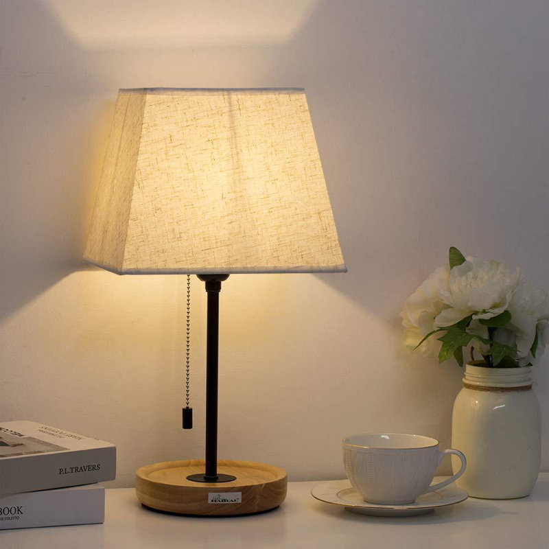 Wood Table Lamp