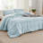Bedsure Pinch Pleat Comforter Set Boho Bed-in-A-Bag Bedding Set with  Pillowcases for All Season-105529486-105529480