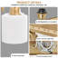 Luminaires de salle de bain, luminaire de meuble-lavabo moderne avec abat-jour en verre laiteux pour miroir, chambre à coucher et salon-380447114