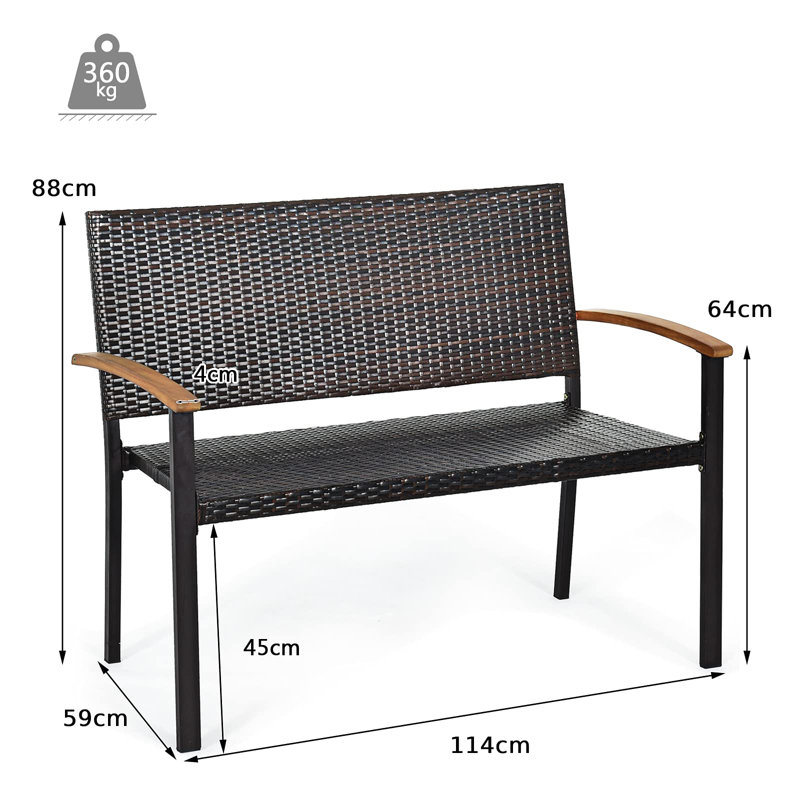 Rakesh Steel Outdoor Bench