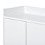 Buffet moderne et élégant avec grand espace de rangement pour la salle à manger-1538671574