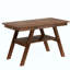 Ensemble de table de salle à manger 6 pièces à hauteur de comptoir en bois avec tablette de rangement, ensemble de table de cuisine avec banc et 4 chaises, style rustique