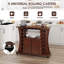 Wood Bar Cart