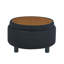 Repose-pieds rond avec rangement-1496824824