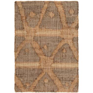 Simba Black Woven Jute Rug