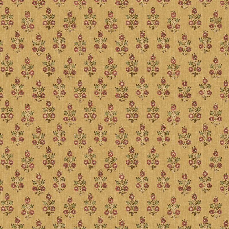 32.82' L x 27.58" W Wallpaper Roll, Ochre