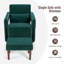 Fauteuil d'appoint moderne en molleton berbère avec repose-pieds et coussin de taille pour le salon-378526572
