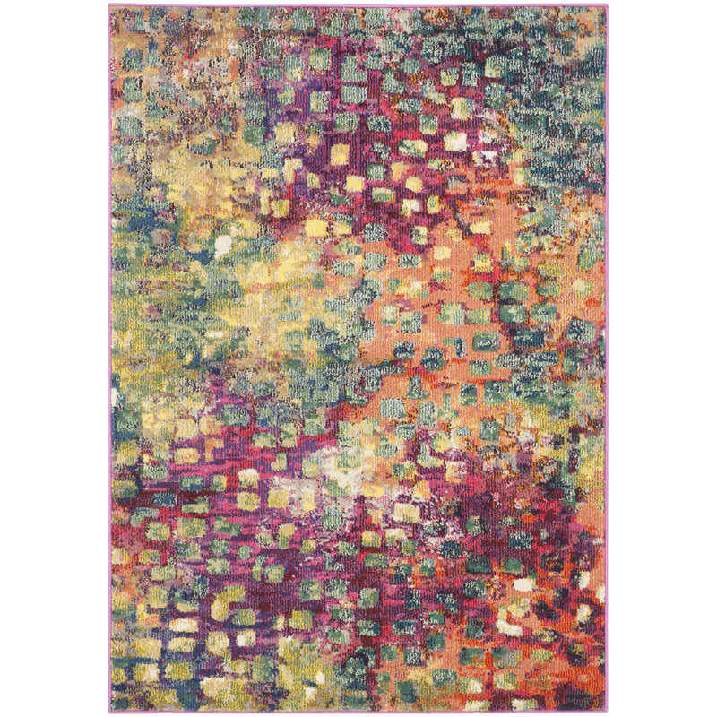 Abstract Area Rug, Rectangle 91 x 152 cm