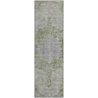 Premium Machine Washable Larock AMF1238 Global Rug