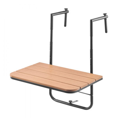 Metal Folding Outdoor Balcony Table , 59.4cm W 62.0cm D