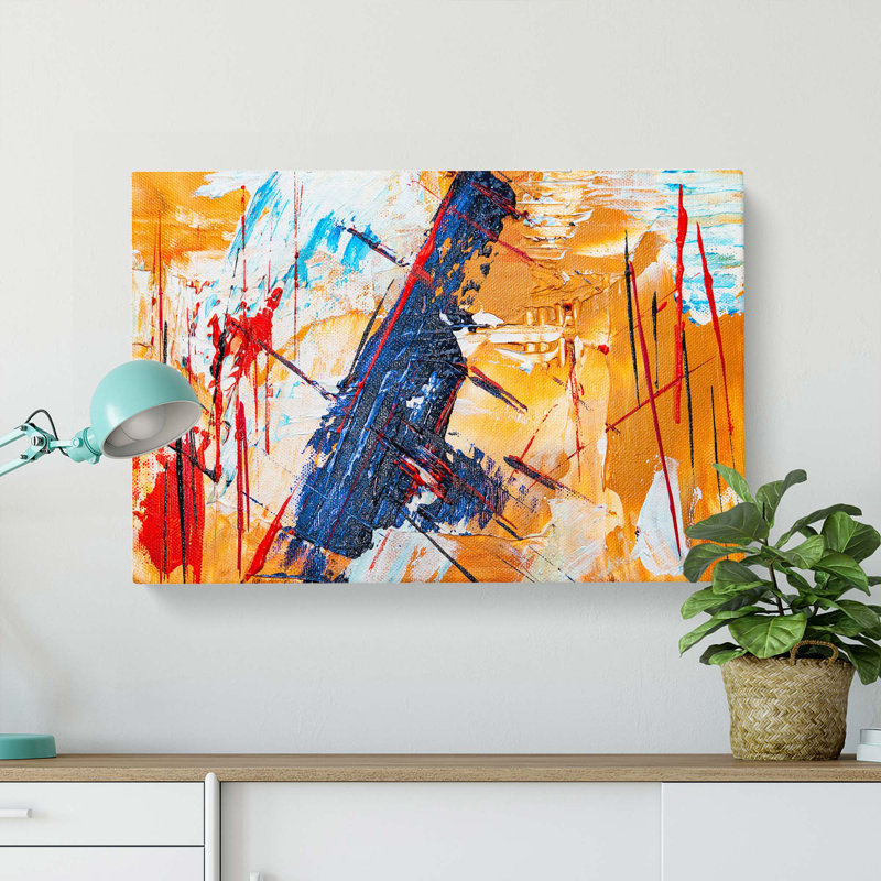 Abstract Art Painting Vol.167 by S.Johnson - Wrapped Canvas, 60cm H x 91cm W x 3cm D