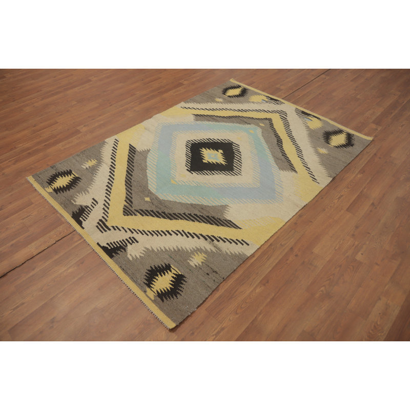 Tapis à motif géométrique kilim