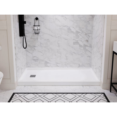 30'' W 60'' D Rectangular Triple Shower Base