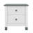 Stylish Wooden Nightstand With Two Drawers For Kids, Functional End Table-112336612