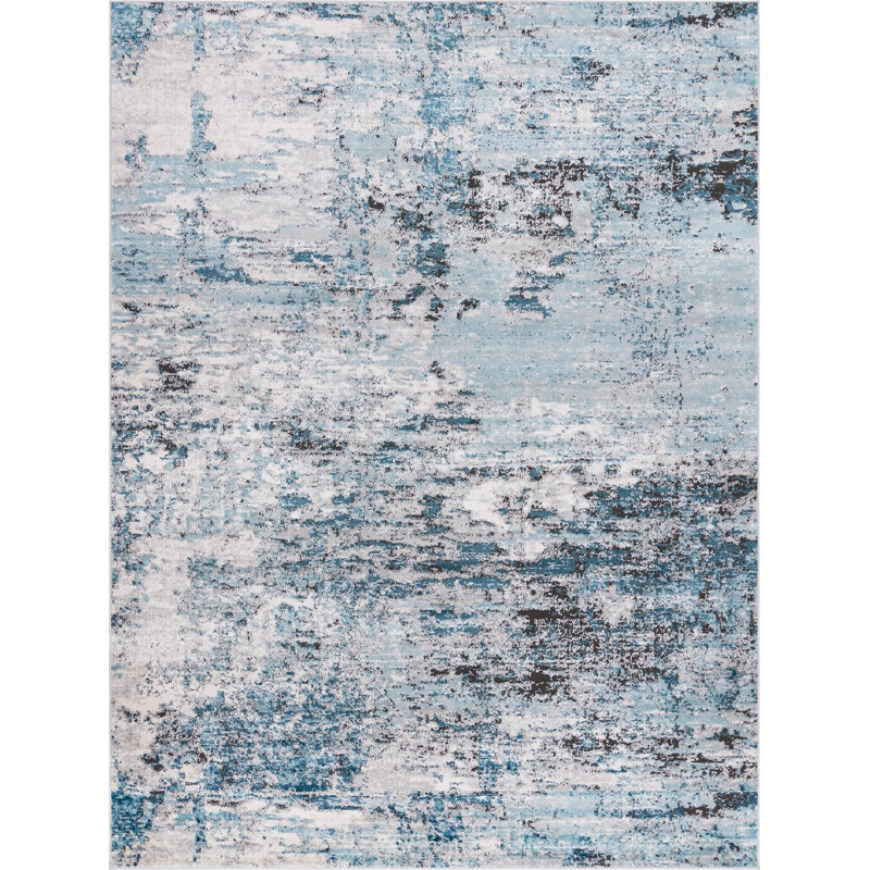 Abstract Indoor Rug, Rectangle 8' x 11'