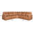 Gretel Leather L-Shaped Sectional