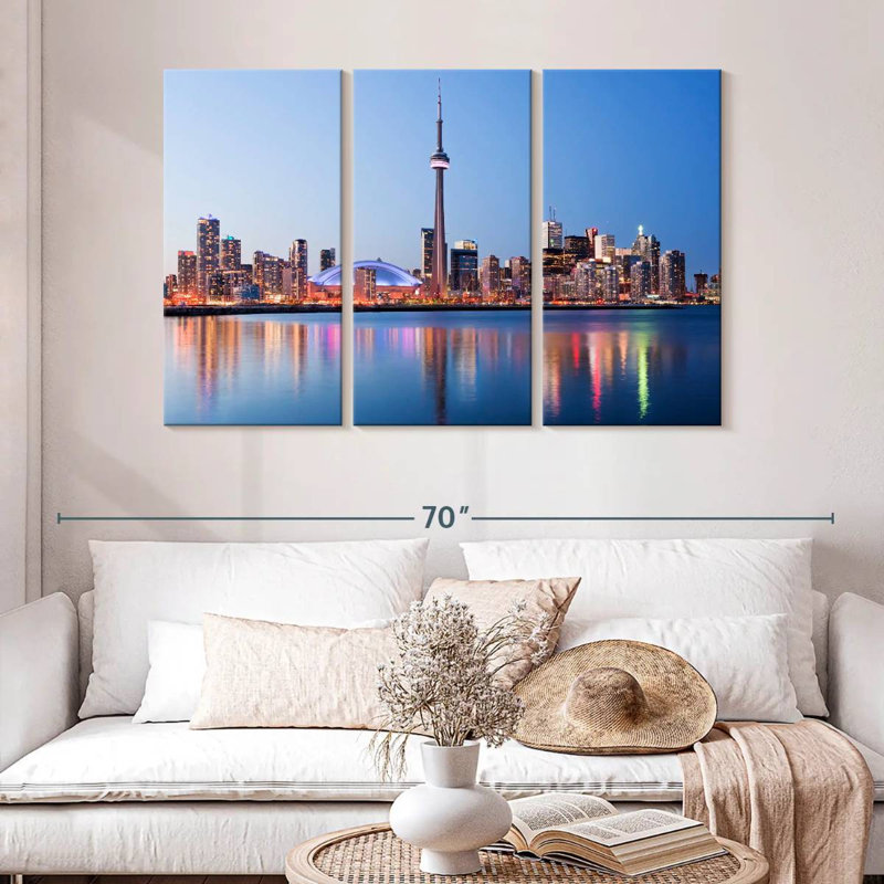 Rorry Toronto Skyline, 32" H x 50" W