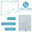 Wall Mounted 36" X 28" Bathroom Mirror With Led , 5 Mins , 3 Colors Adjustable, Full Hd Reflection Intensity Led, Dimmable,