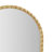 Montra Natural 24"W x 36"H Arched Wood Wall Mirror with Braided Rubber Frame-125562583