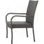 Chaise d'extérieur en osier de patio