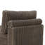 Upholstered Faux Rabbit Fur Flannel Armless Chair with Pillow Back, Single Chair Module Part For Sectional Sofa-1027329242