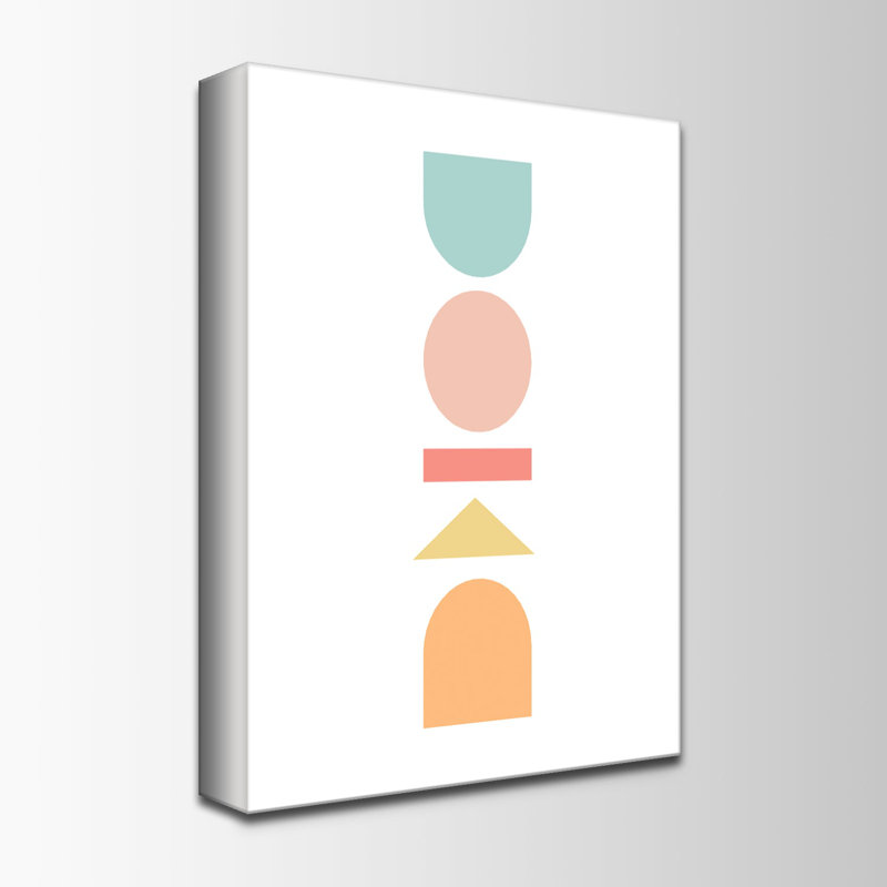 The Shape Of Spring Print by Stefanie Bales, Wrapped Canvas, 12" H x 8" W x 1.5" D, Does Not Apply