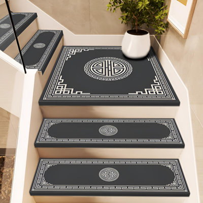 Self Adhesive Non Slip Latex Silicone Stair Tread Pads For Home Use No Washing No Glue Needed