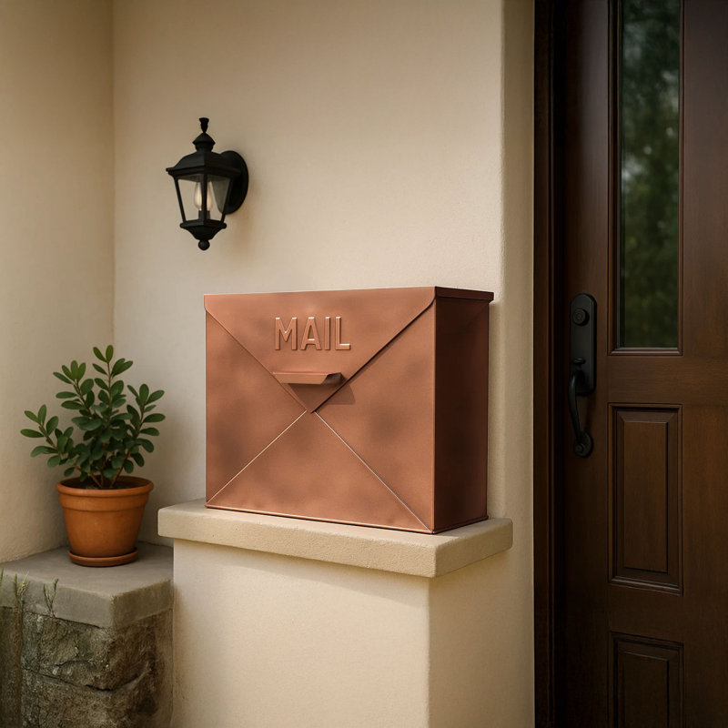 Farquhar Metal Wall Mounted Mailbox