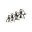 Ensemble de meuble-lavabo 4 lumières Brynnan-107150008-107150011