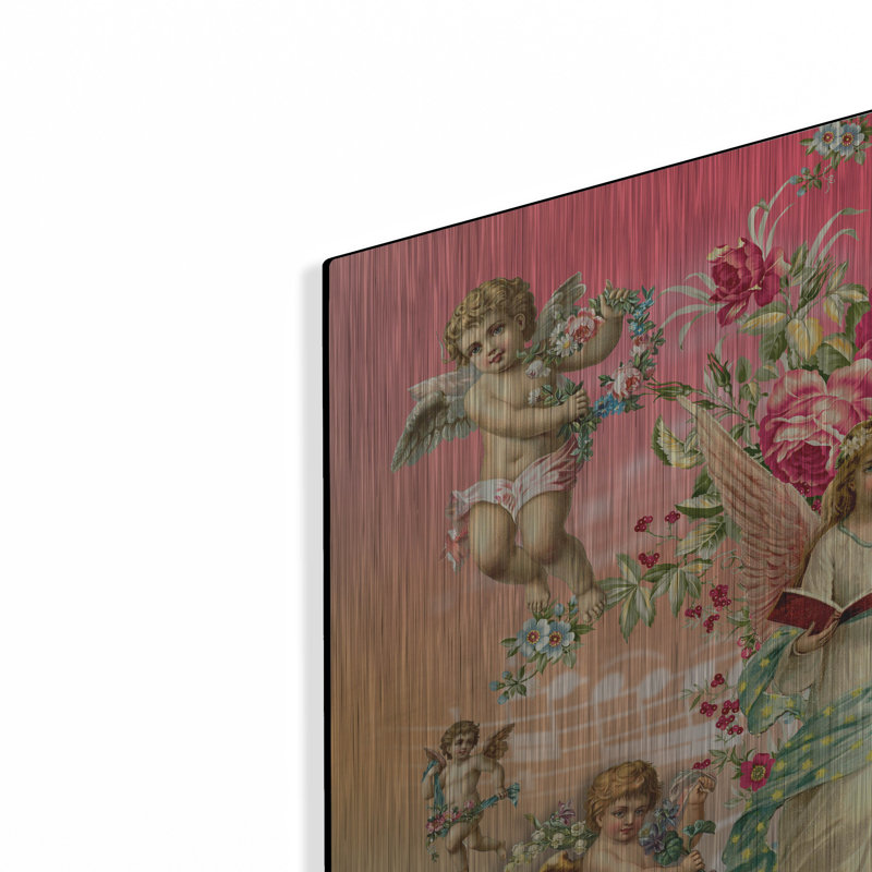 Art mural en métal «Roses 3» par Mark Ashkenazi, Winston Porter, H 24 po x l 24 po