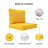 25 x 25 x 5 inch Fionnula Sunbrella Outdoor Replacement Chair Cushion (Set of 1), Nazime Outdoor Cushion Set-1506682445-1506682454