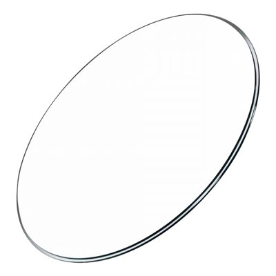 Tempered Glass Table Top, 39.3 Inch In Diameter, 3/8 Thick, Shatters Into Small Granules For Injury Reduction Pieces