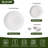  12-Piece Porcelain Dinnerware Set, White