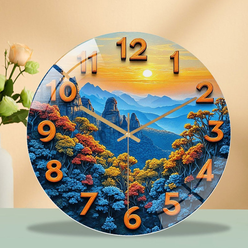Horloge murale Sunset