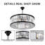 Luminaire suspendu moderne en cristal 6 lumières