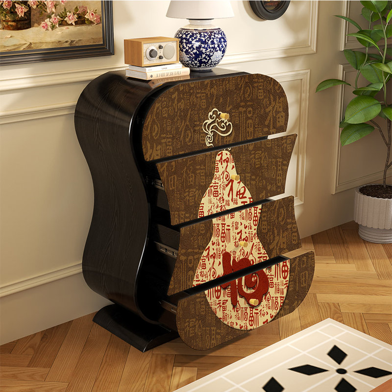 Armoire console en bois massif French French