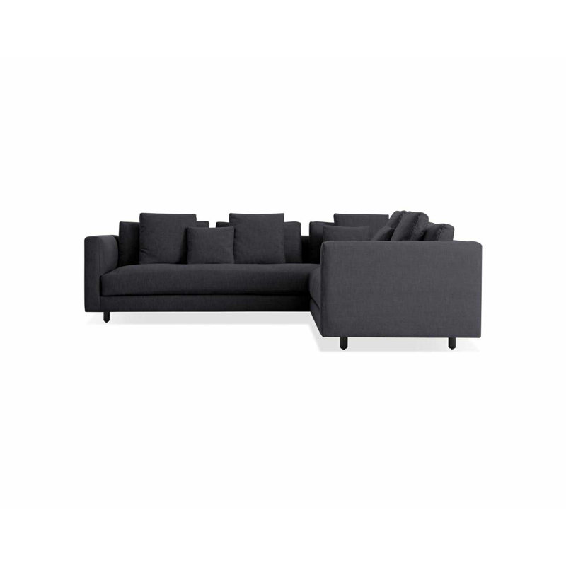 Hands Down Sectional, Right Hand Facing, Tofte Navy, Tofte Navy Polyester Blend