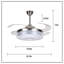 Ventilateur de plafond 42 po avec télécommande Fandelier