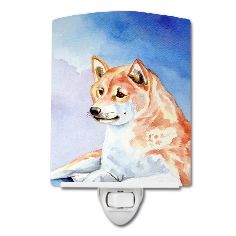 Éclairage de nuit en céramique shiba shiba