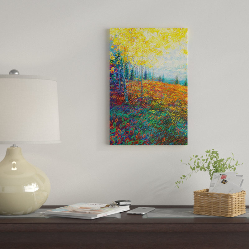 « equilibre » par iris scott, reproduction d’impression sur toile tendue, H 40 po x l 26 po x P 1,5 po, Pas de tapis