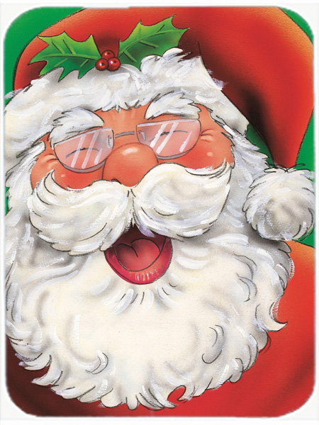 Planche à découper en verre père noël jolly caroline