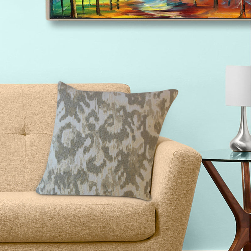 Oreiller Ichtaca Ikat, 12 po x 18 po, Coussin lombaire