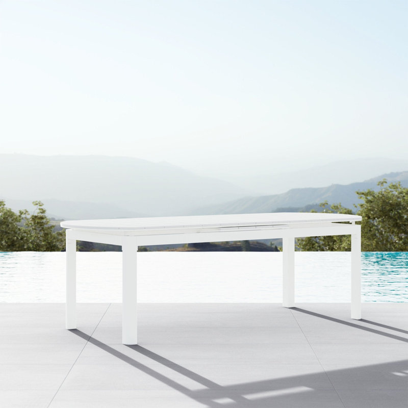 Seville Extendable Dining Table, White